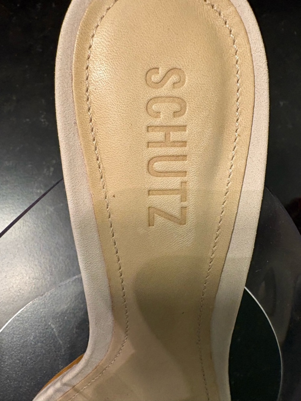 SCHUTZ Ariella Suede Sandal near Perfect Size 9 - Picture 5 of 5